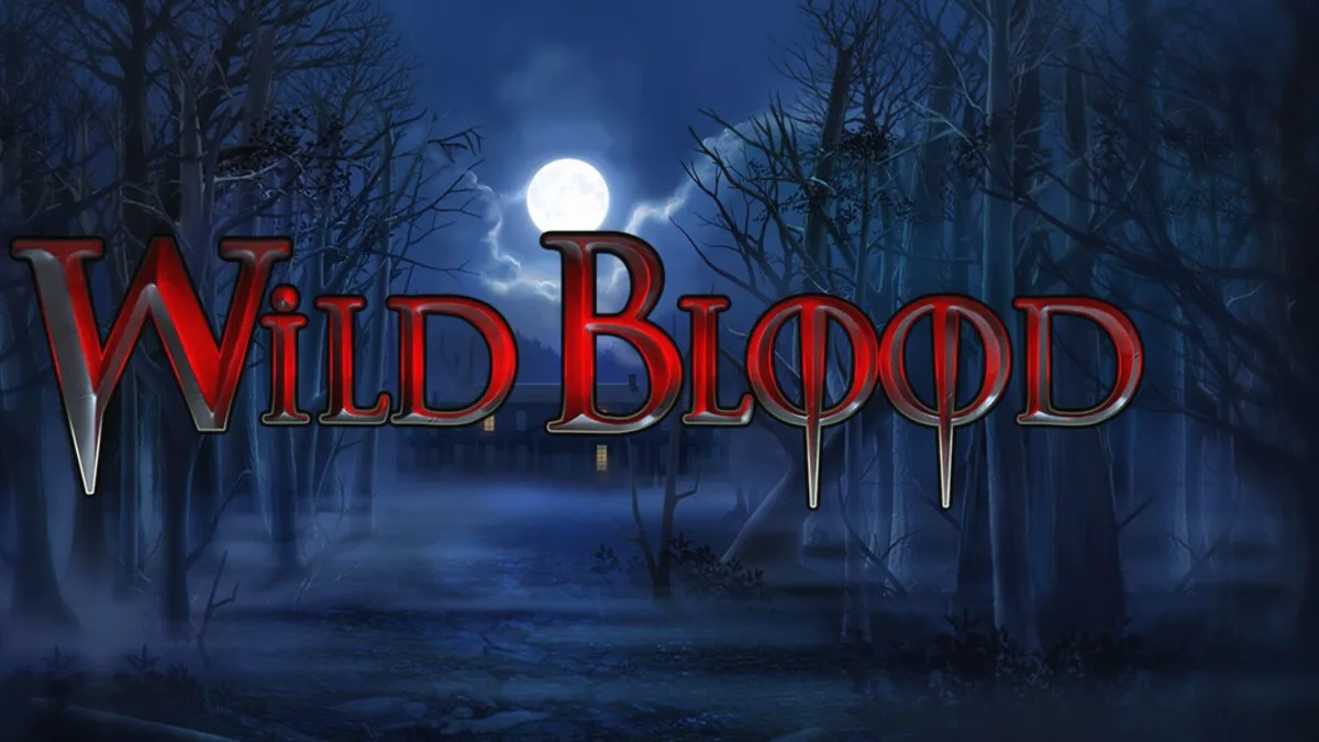 Wild Blood slot game interface featuring vampire theme