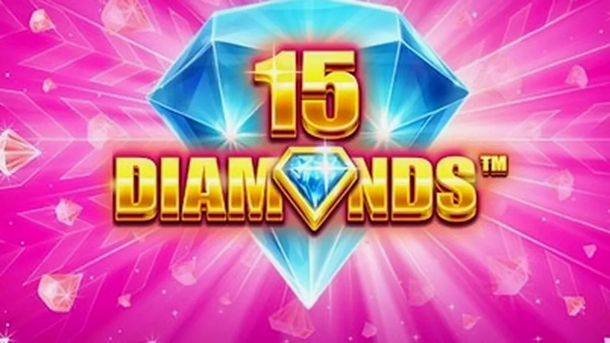 Tampilan visual slot 15 Diamonds dengan desain elegan